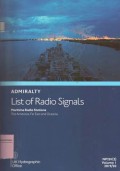 Admiralty List of Radio Signals: Maritime Radio Stations. The Amricas, Far East and Oceania. NP281(2) Volume 1 2019