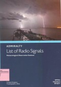 Admiralty List of Radio Signals: Meteorological Observation Stations NP284 Volume 4 2016/17