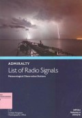Admiralty List of Radio Signals: Meteorological Observation Stations NP284 Volune 4 2015/16