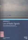 Admiralty List of Radio Signals: Maritime Safety Information Services. Europe, Africa and Asia (excluding the Far east) NP283(1) Volume 3 2020