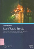 Admiralty List of Radio signals: Pilot Services, Vessel traffic Services and Port Operations. Indian sub-continent, South East Asia and Australasia. NP286(4) Volume 6 2019/20
