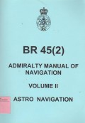 Admiralty Manual of Navigation