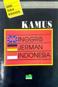 Kamus Inggris - Jerman - Indonesia & Indonesia - Jerman - Inggris