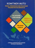 Komitmen Mutu: Modul Pendidikan dan Pelatihan Prajabatan Golongan III